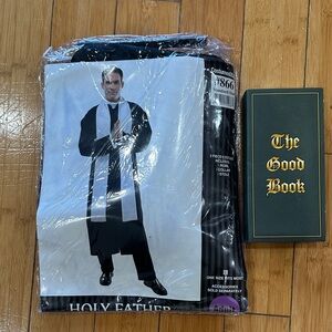 Preist Costume with Book Accessory
